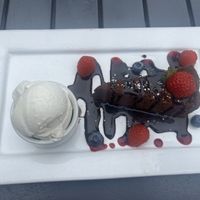 Vegan chocolate cake   at The Grumpy Mole in Cheam