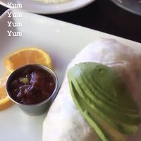 Vegan burrito  at Beatniks in Chico