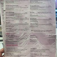 Menu  at Kcal Kitchen in Glasgow