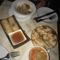 spring rolls and massam & roti  at Chatayee Thai in Philadelphia