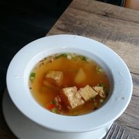 The vegetable soup at Chatayee Thai in Philadelphia