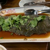 Steamed began fish at Tian Ci Vegan in Darlington