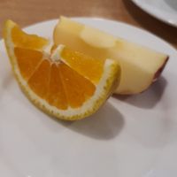 Free fruits after every meal at Tian Ci Vegan in Darlington