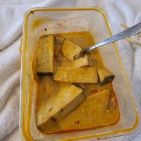 More fish curry, divine! at Tian Ci Vegan in Darlington