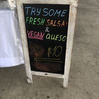 Vegan queso  at Dallas Farmers Market in Dallas