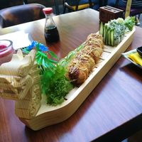 Veggie Crispy Roll & Veggie Roll at Seng Sushi in Karlsruhe