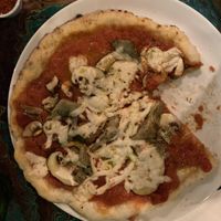 Margherita With mushrooms  at Plant Club in North London