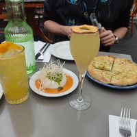 burrella, garlic bread and cocktailssss at Plant Club in North London