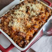 Best pasta bake ever at Plant Club in North London