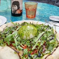 With cherry tomatoes and NO-zzarella at Plant Club in North London