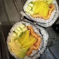 Futo maki roll without egg  at Ryo Sushi in Chicago