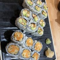 Peanut avocado rolls and sweet potato roll  at Ryo Sushi in Chicago