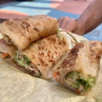 Paratha rolls!  at Golden Lotus Vegan Restaurant in Oakland
