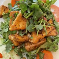 Jalapeño tofu at Golden Lotus Vegan Restaurant in Oakland