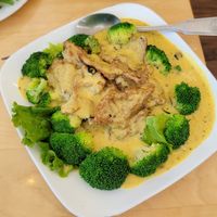 This curry was unbelievable! at Golden Lotus Vegan Restaurant in Oakland