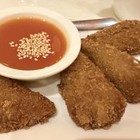 Veggie chicken drumstick   at Golden Lotus Vegan Restaurant in Oakland