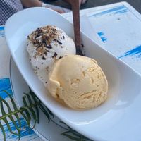 Coconut and mango! at Cafe 82 in Galle