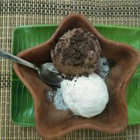 Chocolate and coconut. at Cafe 82 in Galle