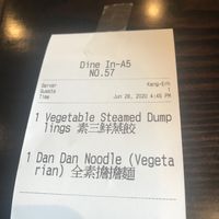 Vegan items totaled about $12. at Dough Zone - Overlake in Bellevue