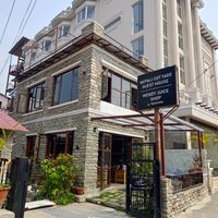 Front side of the Caffe. at Wendy Juice Shop in Pokhara