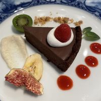 Chocolate tart. at M's Table in Yokohama
