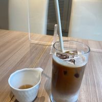 Soy latte at M's Table in Yokohama