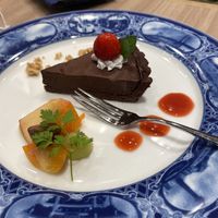 Chocolate cake w rum  at M's Table in Yokohama