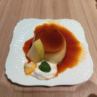 Vegan pudding at M's Table in Yokohama