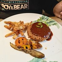 Comes with a side salad at M's Table in Yokohama