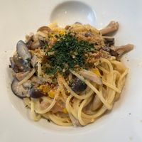 Mushroom pasta at M's Table in Yokohama