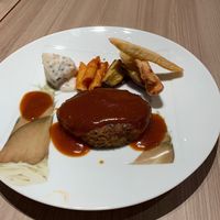 Hamburg steak at M's Table in Yokohama