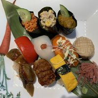 Vegan sushi at M's Table in Yokohama