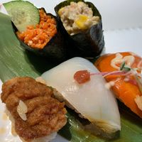 Vegan sushi at M's Table in Yokohama