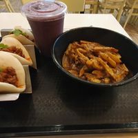 Bao buns and vegan poutine! at Copper Branch in Brampton