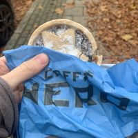 Mince pie   at Caffe Nero in South West London