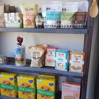 Vegan products  at Green Taste Vegan Goods in San Francisco