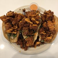 Fried Jack Fruit Tacos at Juuuicy's Vegan Restaurant & Mama's Vegan Cocina in West Palm Beach