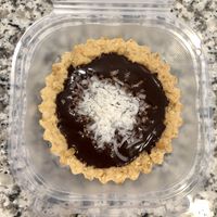 Chocolate Coconut Pie (gluten-free) at Juuuicy's Vegan Restaurant & Mama's Vegan Cocina in West Palm Beach