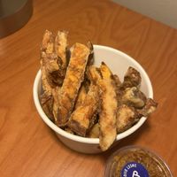 Sweet potato friess  at Nuburger in Winnipeg