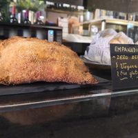 Empanadilla vegana e gluten free at XES in Ourense