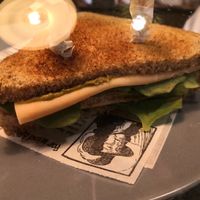 Sandwich vegano at XES in Ourense