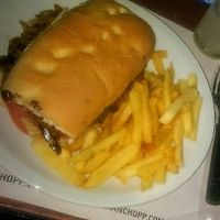 Lomito vegano at El Gran Chopp in Rosario