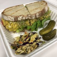 Chickpea Smash at Eve Cafe in Calgary