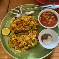 Tofu plate   at Hanoi Coffee Station in Hanoi