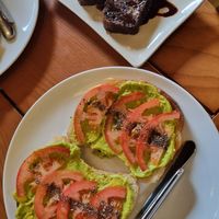 Avocado toast at Hanoi Coffee Station in Hanoi