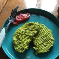 Avocado toast at Hanoi Coffee Station in Hanoi