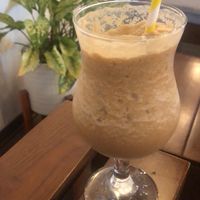 Peanut butter coffee with soy milk! at Hanoi Coffee Station in Hanoi