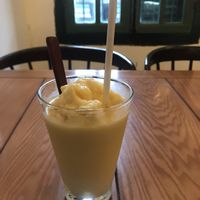 passion fruit smoothie at Hanoi Coffee Station in Hanoi