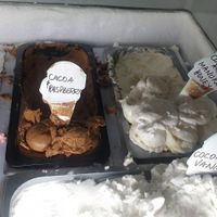 Clearly labelled and seperate fridge for non dairy at The Barwon Scoop in Barwon Heads