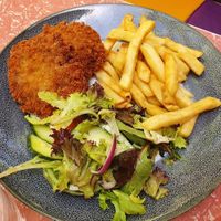 Mushroom snitty at Royal Oak in North Adelaide